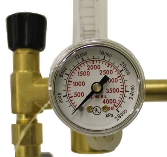 C.A.P REG-1 CO2 Grow Plant Regulator/Flowgauge Valve CAP REG1 Hydroponics