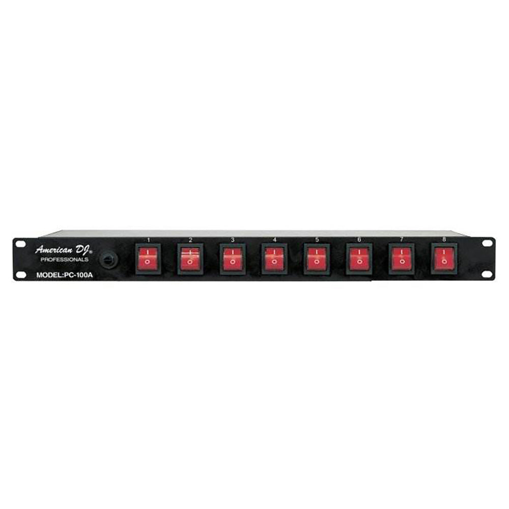 ADJ American DJ PC-100A 19 Inch Rack Light Power Distribution Center (4 Pack)