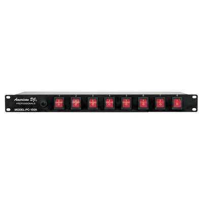 ADJ American DJ PC-100A 19 Inch Rack Light Power Distribution Center (2 Pack)