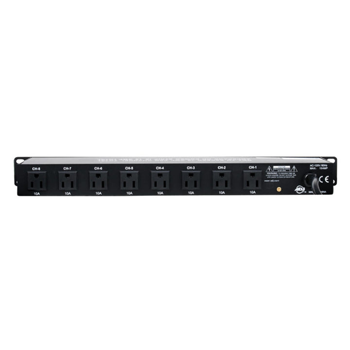 ADJ American DJ PC-100A 19 Inch Rack Light Power Distribution Center with On-Off