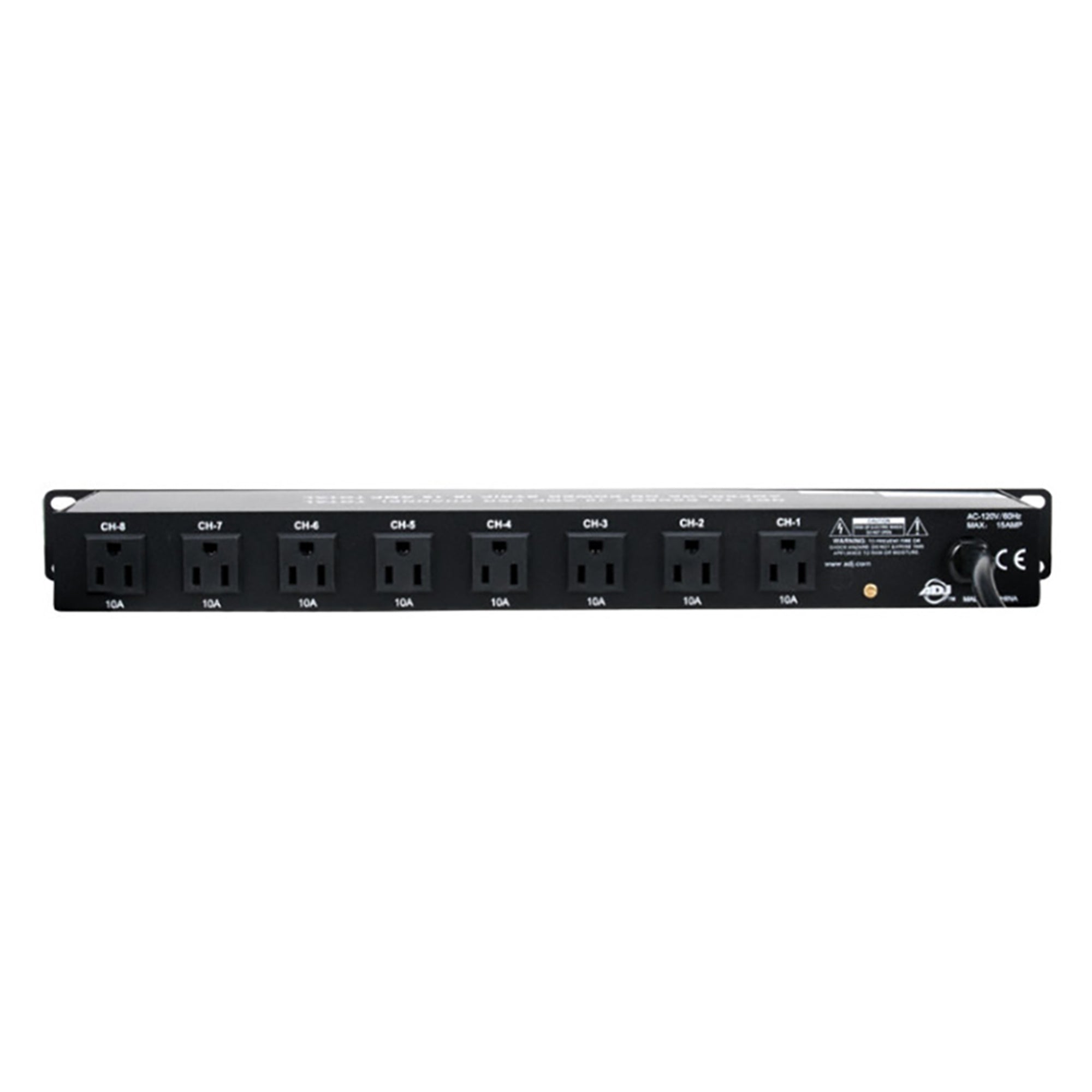 ADJ American DJ Rack Light Power Distribution Center with On-Off (Refurbished)