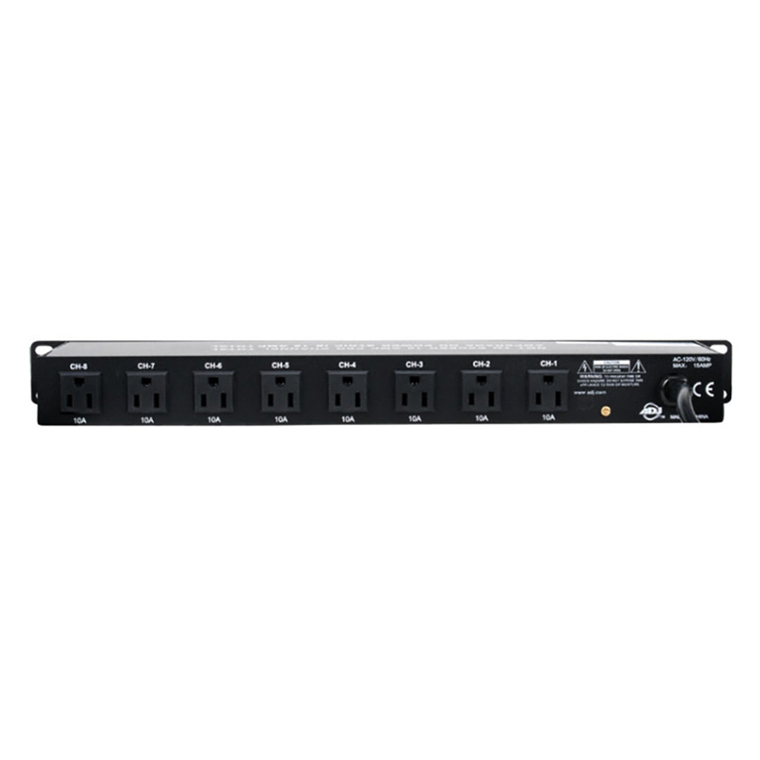 ADJ American DJ 19 Inch Rack Light Power Distribution Center On-Off (Open Box)