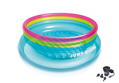 Intex Inflatable Jump O Lene Ring Bounce Kids Outdoor Play Bouncer + Air Pump