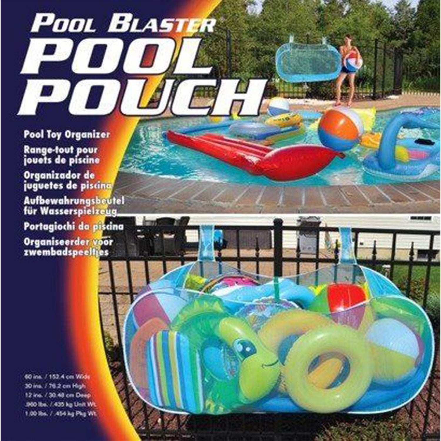 Water Tech Pool Blaster Pool Raft Float Inflatables Toy Pouch Holder (Used)