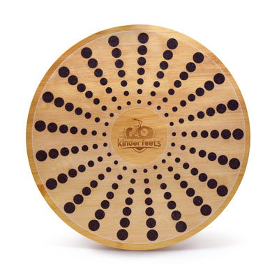 KinderFeets Bamboo Balance Disk for Toddlers, Kids, Teens, and Adults (Open Box)