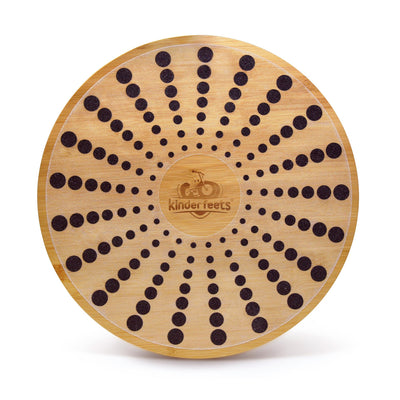 Kinderfeets Bamboo Balance Board Disk and Waldorf Wood Balance Board, Natural