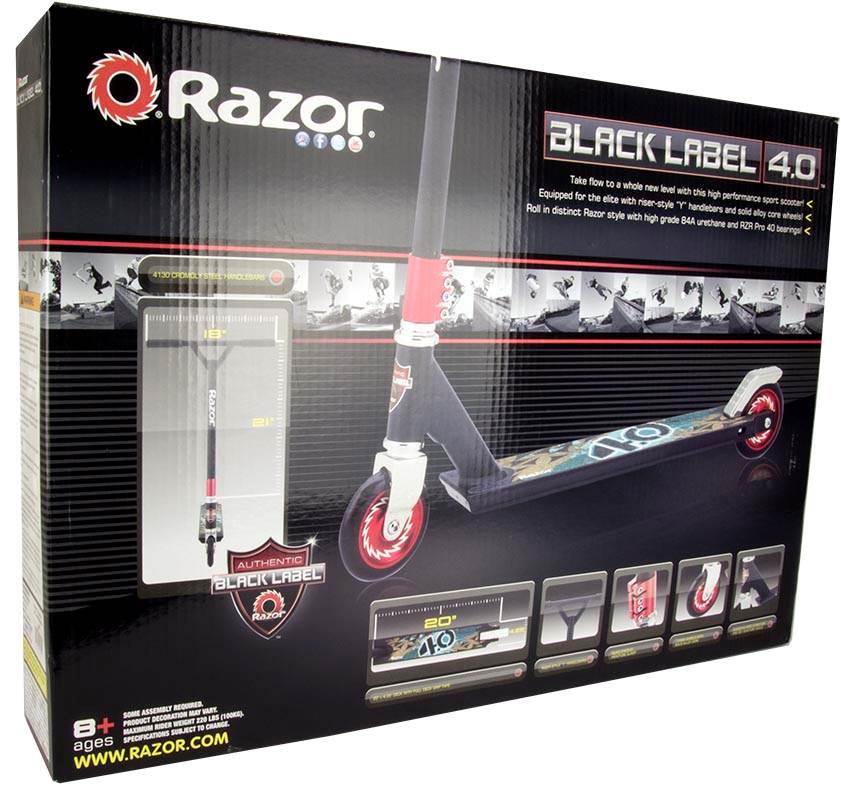 Razor Black Label 4.0 Pro Limited Scooter - Open Box
