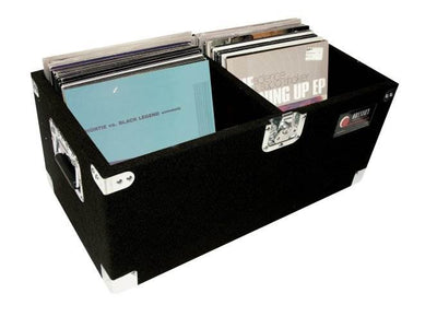 Odyssey CLP200P Carpeted Pro DJ Case w/ Detachable Lid for 200 LP Vinyl Records