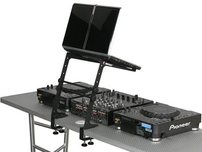 Odyssey LSTAND Laptop Stand Pro DJ Computer Bracket - Black (Open Box)