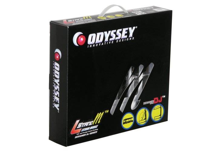 Odyssey LSTANDM Mobile Laptop CD-Player/ Controller Pro DJ Stand w/ Table Clamps - VMInnovations