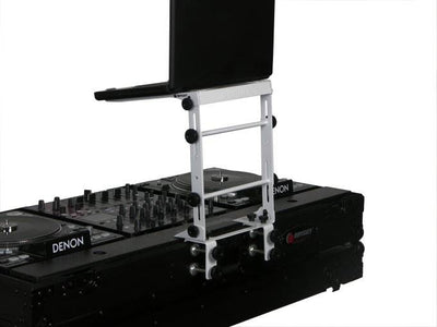 Odyssey LSTANDM Mobile Laptop CD-Player/ Controller Pro DJ Stand w/ Table Clamps - VMInnovations