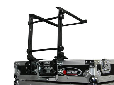 Odyssey LSTANDM Mobile Laptop CD-Player/ Controller Pro DJ Stand w/ Table Clamps - VMInnovations