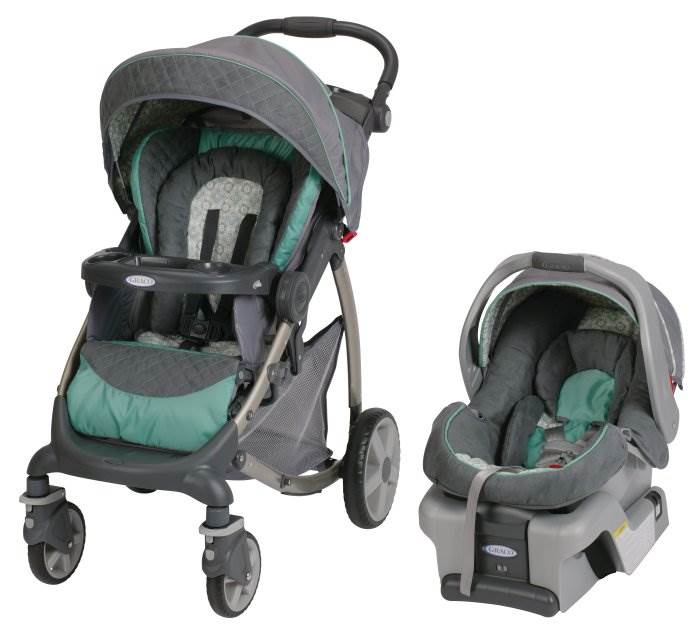 Graco Stylus Baby Stroller & SnugRide Infant Car Seat Travel System - Open Box