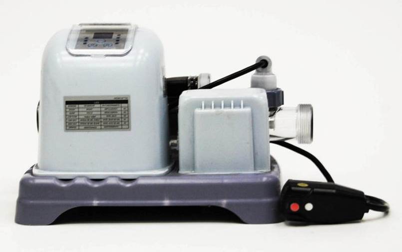 INTEX 1000 GPH Filter Pump & Krystal Clear Saltwater Pool Chlorinator w/ GFCI