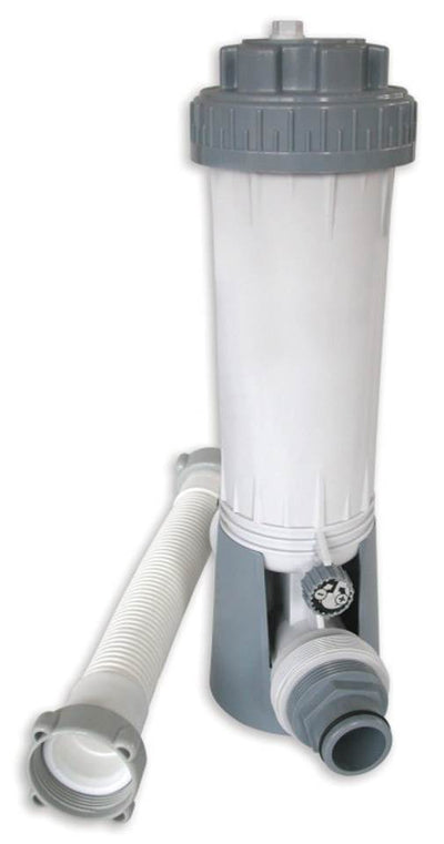 INTEX 1500 GPH Filter Pump w/ GFCI & Klor-In Automatic Inline Chlorine Feeder