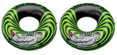 2-Pack Intex River Rat 48-Inch Inflatable Tubes For Lake/Pool/River | 2 x 68209E - VMInnovations