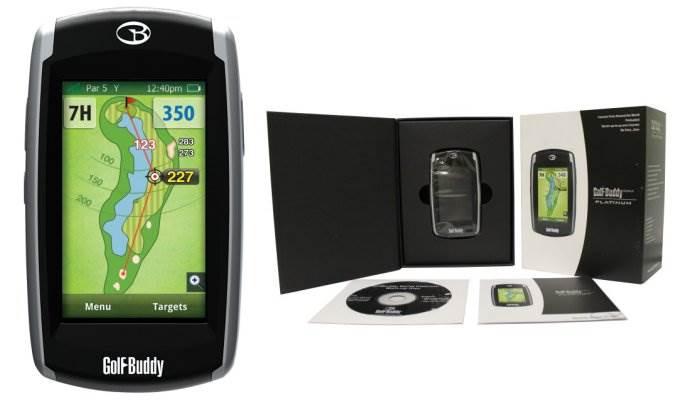 GOLF BUDDY World Platinum GPS Ranger Finder - Automatic Course & Hole w/ Tracker