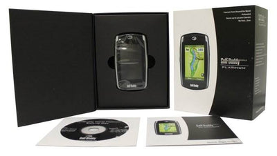 GOLF BUDDY World Platinum GPS Ranger Finder - Automatic Course & Hole w/ Tracker