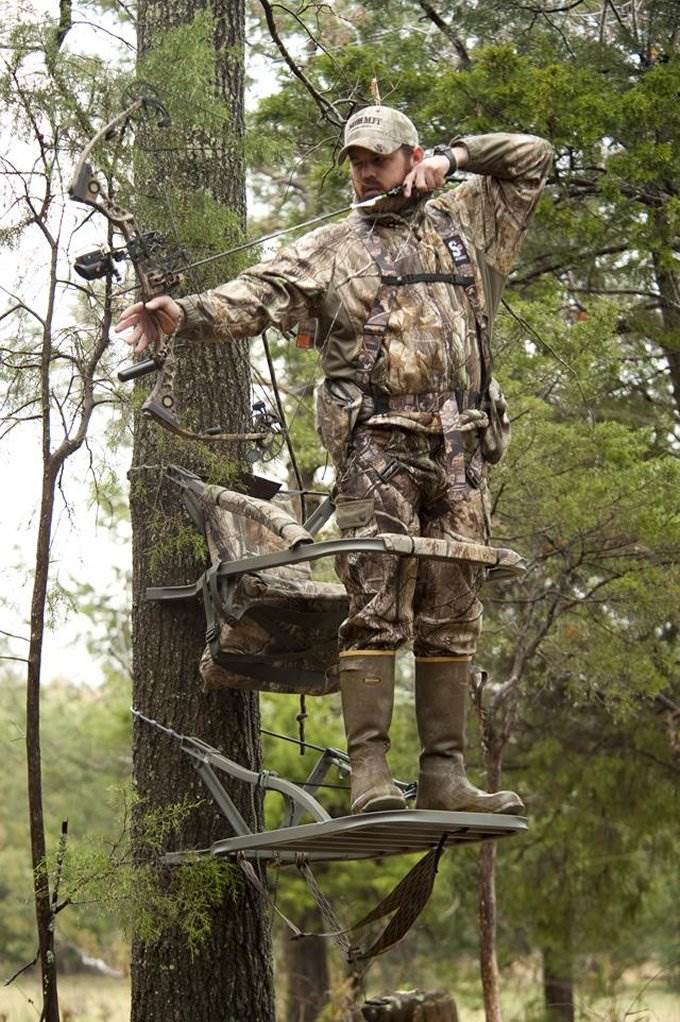 NEW! Summit Goliath SD Self Climbing Treestand 81119 - Bow & Rifle Deer Hunting (Open Box)