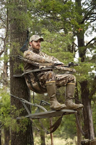 Summit Goliath SD 1 Person Climbing Treestand for Bow and Rifle Deer Hunting