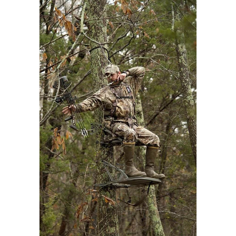 Summit Openshot 81115 SD Self Climbing Treestand for Bow & Rifle Deer Hunting