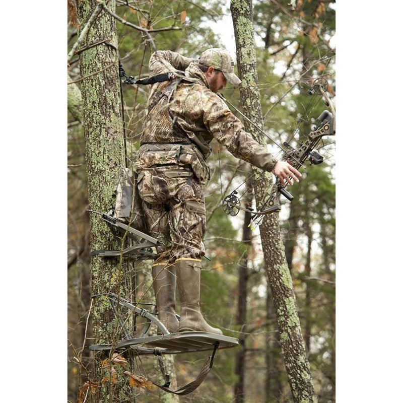 Summit Openshot 81115 SD Self Climbing Treestand for Bow & Rifle Deer Hunting