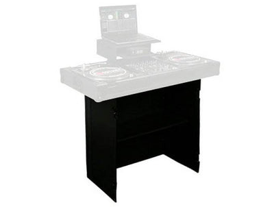 Odyssey FZF3336BL Flight Zone 33 x 36 Deluxe Black Foldout DJ Stand for Coffins