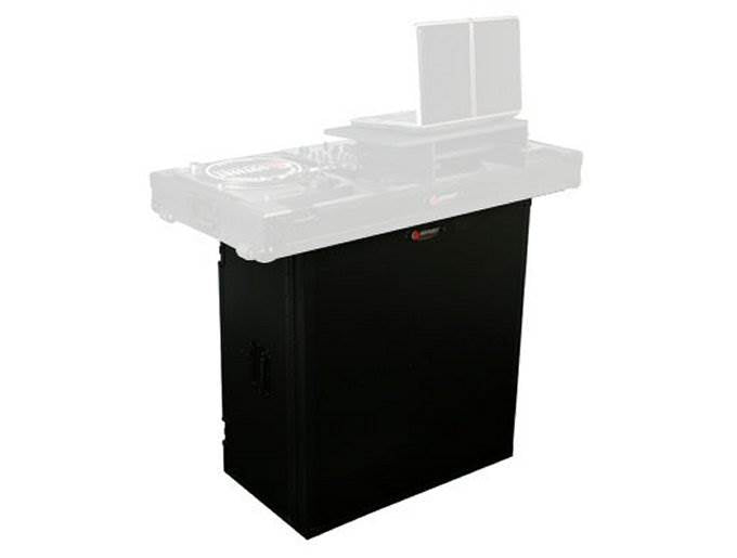 Odyssey Flight Zone 33 x 36 Deluxe Black Foldout DJ Stand for Coffins (Open Box)