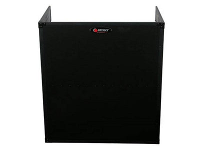 Odyssey FZF3336BL Flight Zone 33 x 36 Deluxe Black Foldout DJ Stand for Coffins