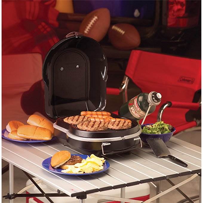 COLEMAN 2000003735-C Perfectflow Fold N' Go Portable Propane Grill (Open Box)
