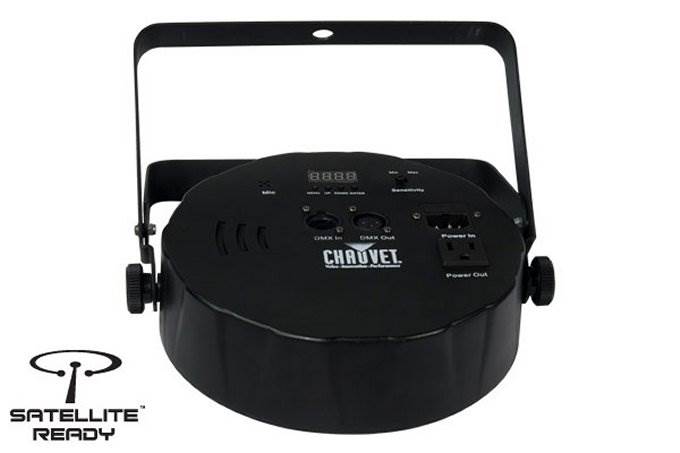 4) Chauvet DJ SlimPar 64 LED RGB Lights w/ Obey 3 Controller + DMX Light Cables