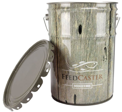 Moultrie Feeders 6 Gallon Automatic Pond Fish Feeder + 6V Rechargeable Battery
