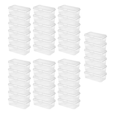 Sterilite Plastic Stacking FlipTop Latching Storage Box Container, Clear 36 Pack - VMInnovations