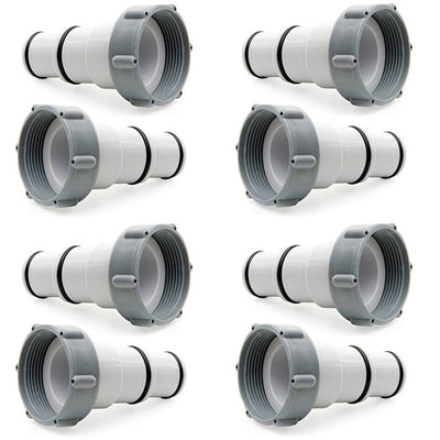 Intex Replacement Hose Adapter w/ Collar for Threaded Connection Pumps (4 Pack)