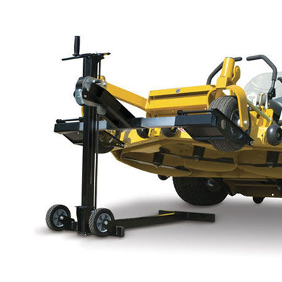 MoJack Flat Folding 500lb max Riding Lawn Mower Lift Jack, Certified Refurbished
