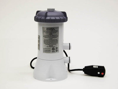 Intex 530 GPH Easy Set Swimming Pool Filter Pump & Skooba Vac Vacuum Combo