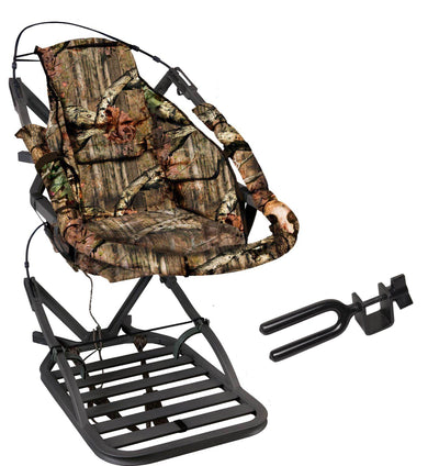 Summit 180° Max SD Self Climbing Reversible Deer Hunting Treestand + Bow Holder