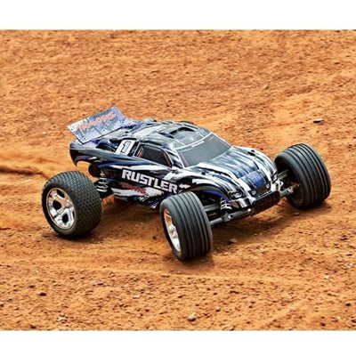 Traxxas Rustler XL-5 Stadium Remote Control RC Truck, 2WD, 1/10 Scale (Used)