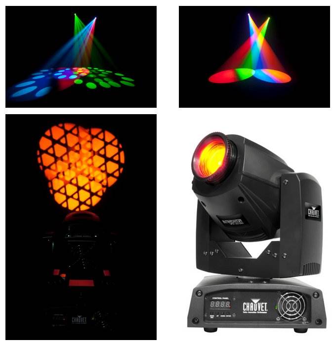 Chauvet DJ Intimidator Spot LED 255 Moving Yoke Head Pro DMX Lighting Effect