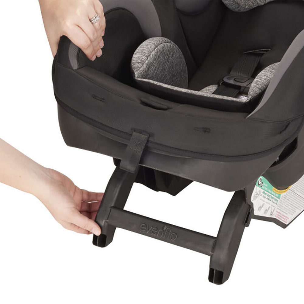 Evenflo SureRide 37112280 Adjustable Convertible Carson Infant Car Seat, Black
