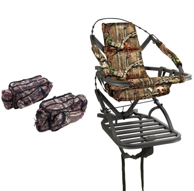 Summit Goliath SD Self Climbing Treestand 81119 - Deer Hunting + 2 Storage Bags