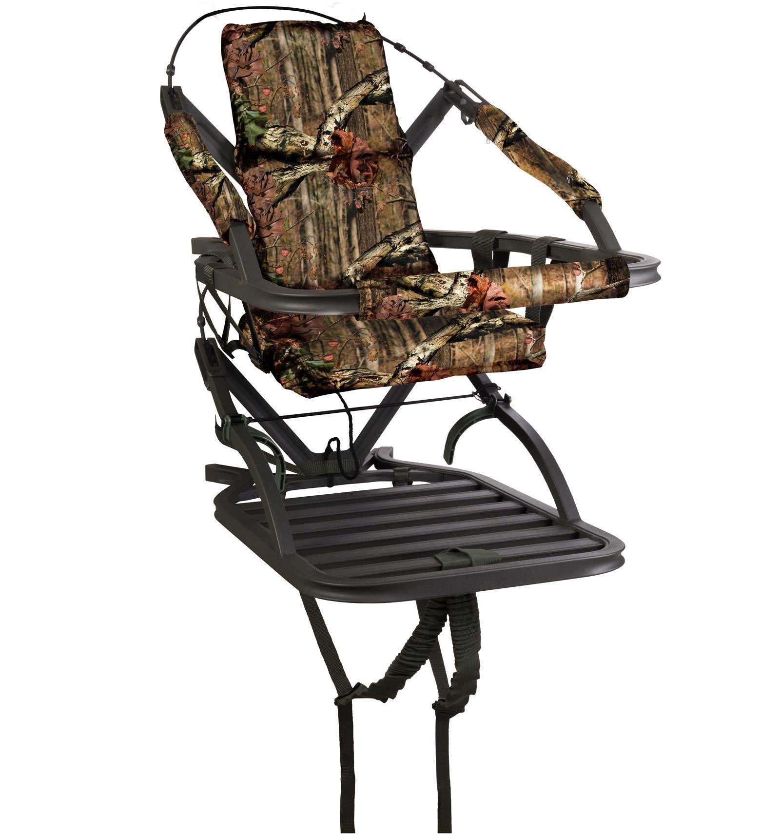 Summit Titan SD 81118 Self Climbing Treestand - Deer Hunting + Camo Storage Bags