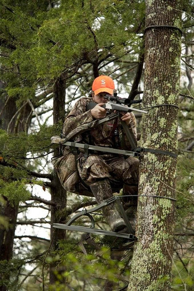 NEW! Summit 180° Max SD Self Climbing Treestand - Deer Hunting + 2 Storage Bags
