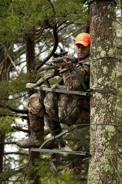 NEW! Summit 180° Max SD Self Climbing Treestand - Deer Hunting + 2 Storage Bags