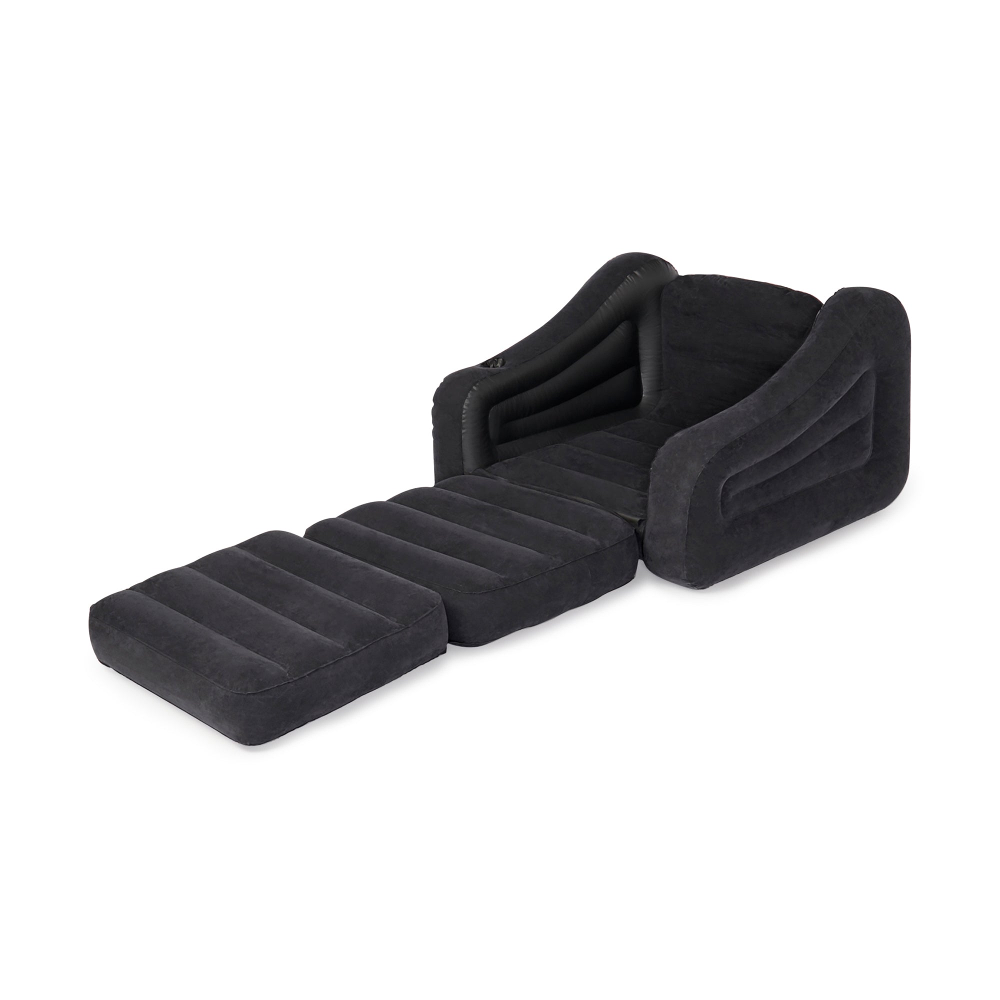 Intex Inflatable Pull-Out Chair and Twin Bed Mattress Sleeper (Open Box)