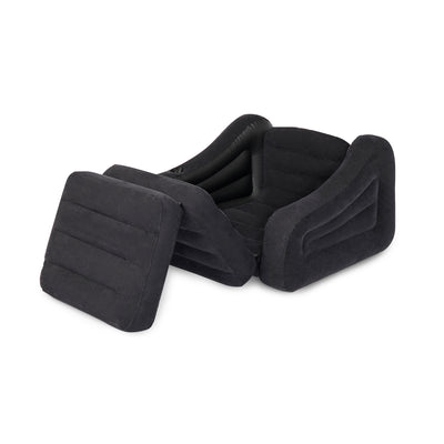 Intex Inflatable Pull-Out Chair and Twin Bed Mattress Sleeper (Open Box)
