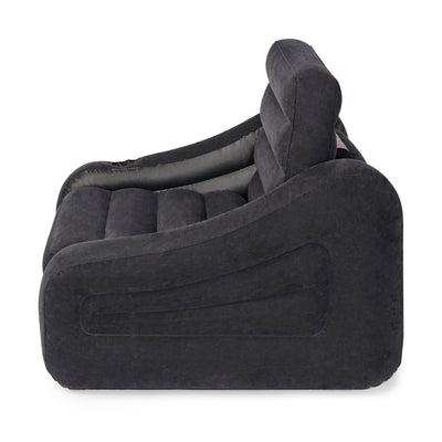 Intex Inflatable Pull-Out Chair and Twin Bed Mattress Sleeper (Open Box)