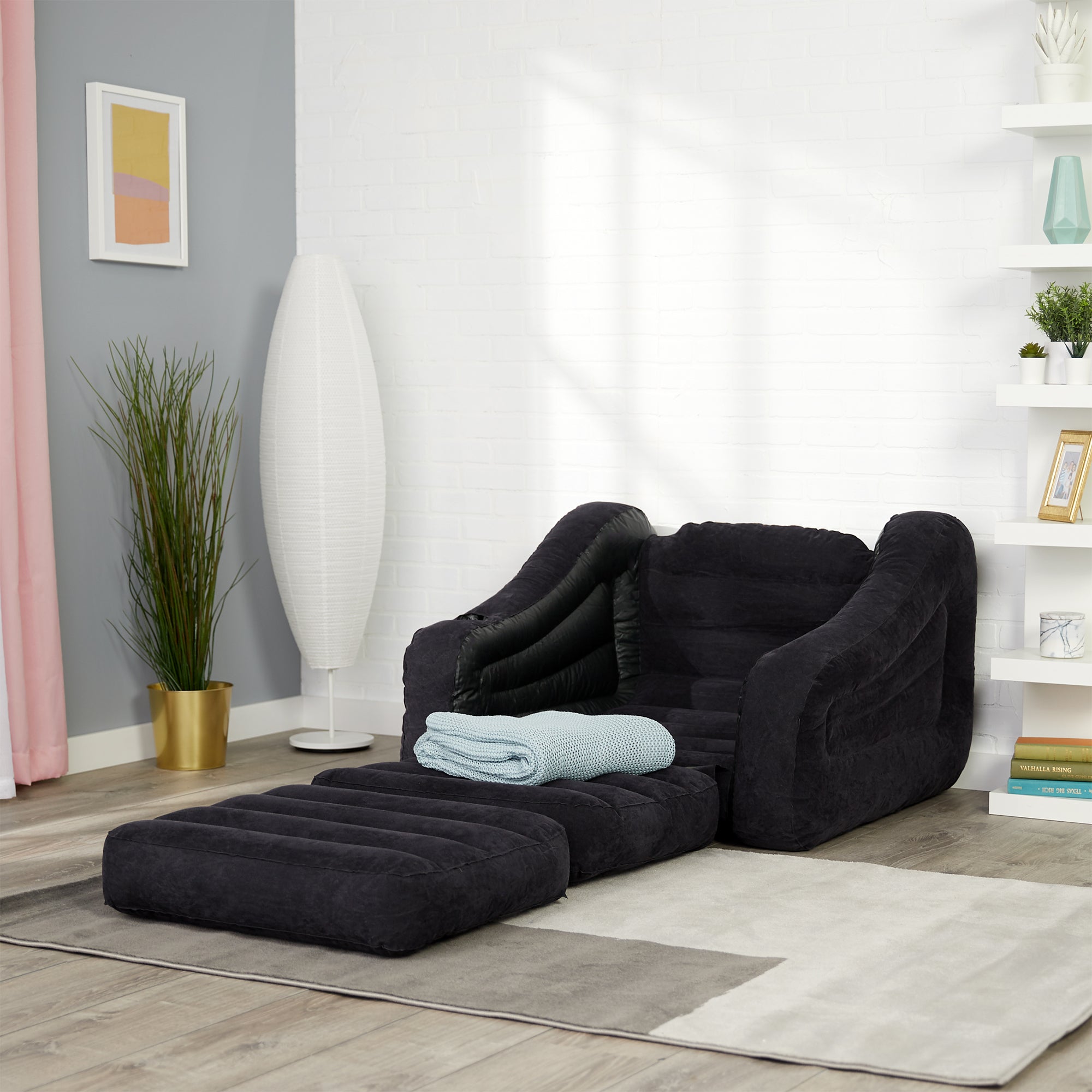 Intex Inflatable Pull-Out Chair and Twin Bed Air Mattress | 68565EP (Used)