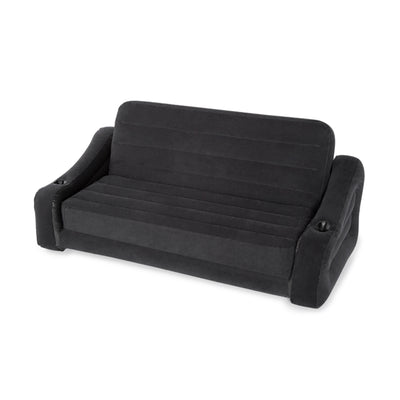 INTEX Inflatable Pull-Out Sofa & Queen Bed Mattress Sleeper - Used