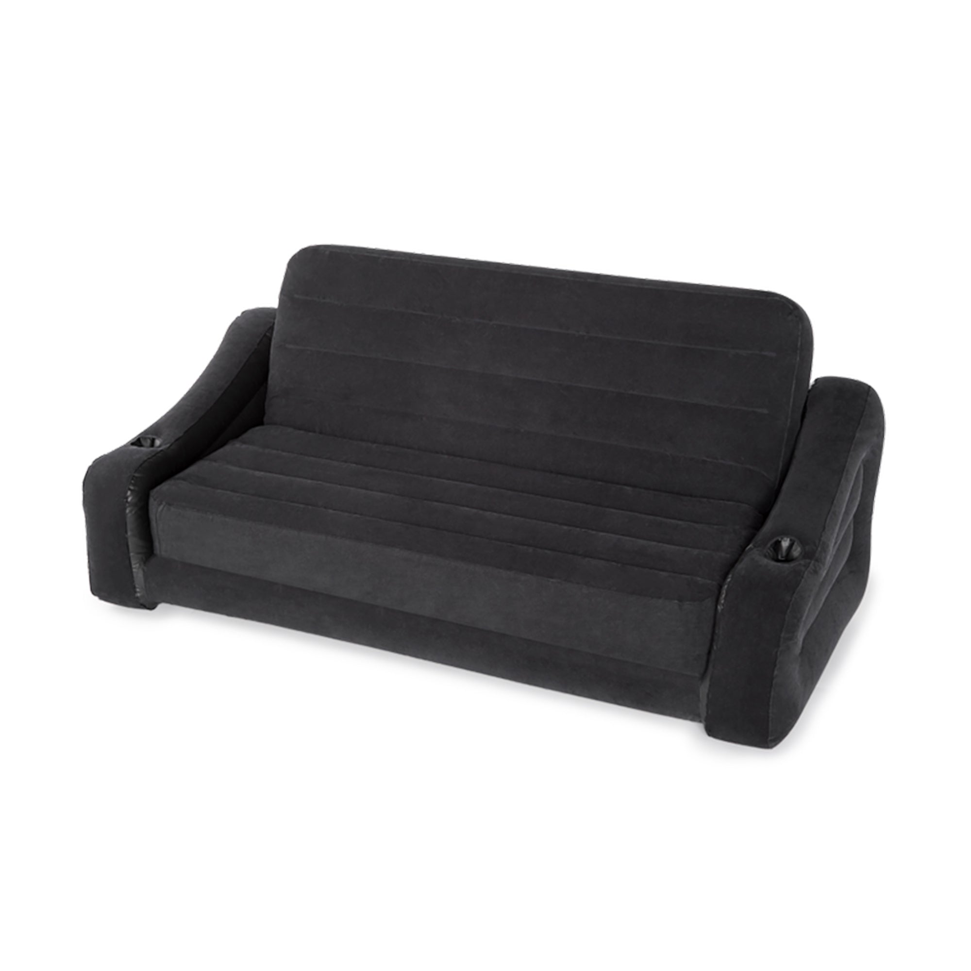 Intex Inflatable Queen Size Pull-Out Futon Sofa Couch Sleep Away Bed (Open Box)